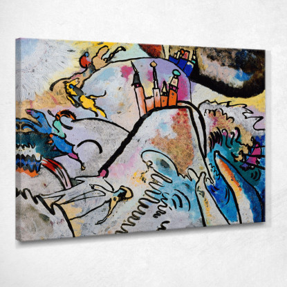 Con Il Sole Wassily Kandinsky wk256 quadro stampato su tela