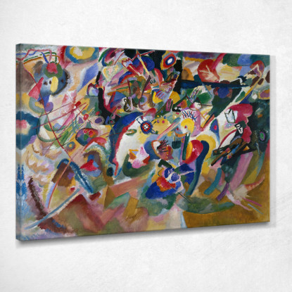 Bozza 3 Per La Composizione Vii Wassily Kandinsky wk281 quadro stampato su tela