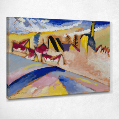 Studio Per L'Inverno N. Ii Wassily Kandinsky wk288 quadro stampato su tela