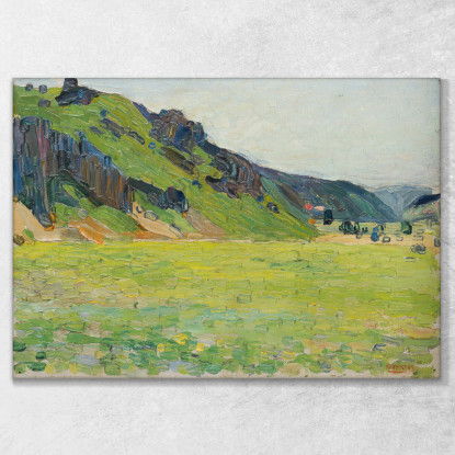 Montagne Verde Chiaro Di Kallmünz Wassily Kandinsky wk292 quadro stampato su tela