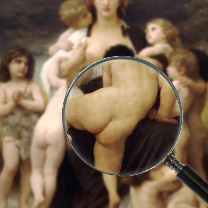 Alma Parentes William Bouguereau wbg10 quadro stampato su tela