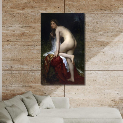 Bagnante William Bouguereau wbg18 quadro stampato su tela