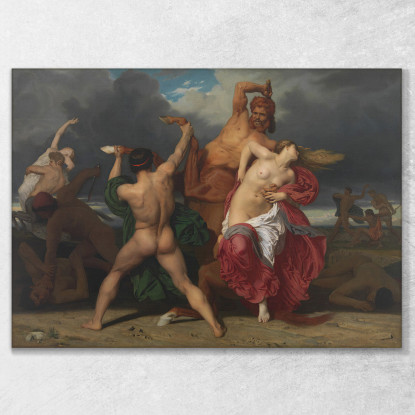 Battaglia Dei Centauri E Dei Lapiti William Bouguereau wbg19 quadro stampato su tela