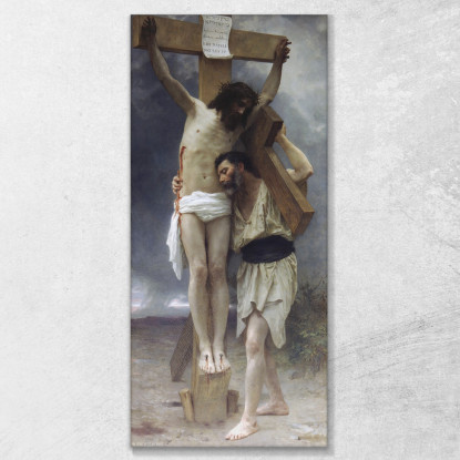 Compassione William Bouguereau wbg27 quadro stampato su tela