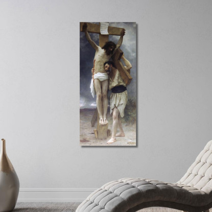 Compassione William Bouguereau wbg27 quadro stampato su tela