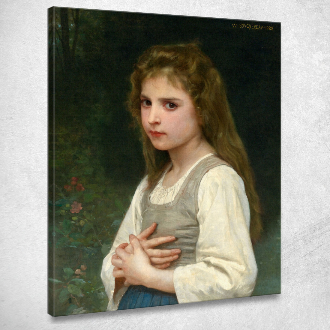 Giovanna William Bouguereau wbg52 quadro stampato su tela