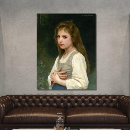 Giovanna William Bouguereau wbg52 quadro stampato su tela