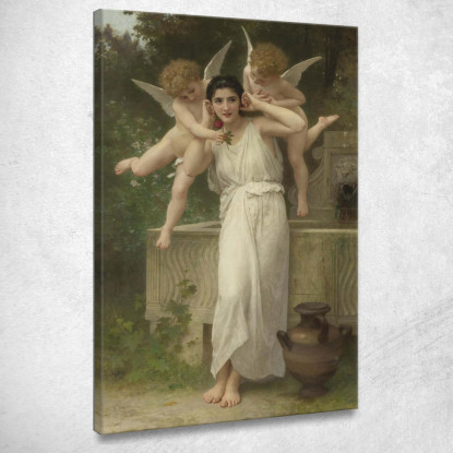 Gioventù William Bouguereau wbg58 quadro stampato su tela