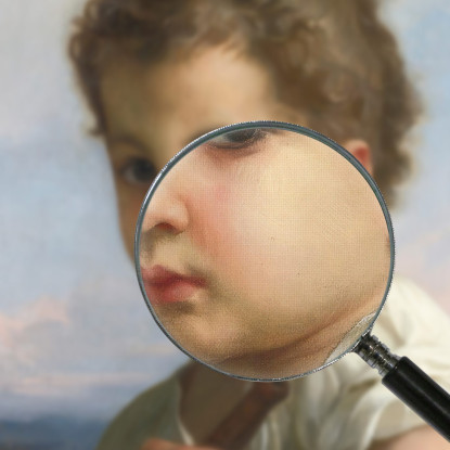 Suonatore Di Flauto William Bouguereau wbg59 quadro stampato su tela