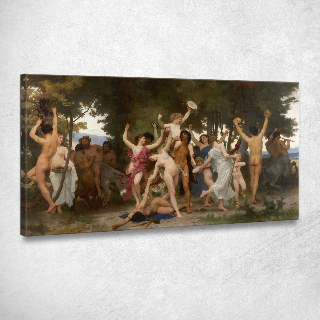 La Giovinezza Di Bacco William Bouguereau wbg64 quadro stampato su tela