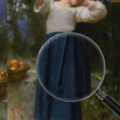 La Pigra William Bouguereau wbg67 quadro stampato su tela