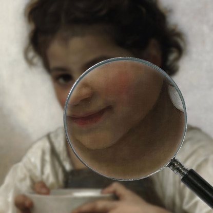 Zuppa Di Latte William Bouguereau wbg72 quadro stampato su tela
