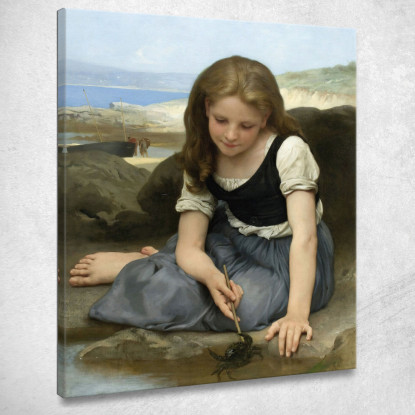 Il Granchio William Bouguereau wbg79 quadro stampato su tela