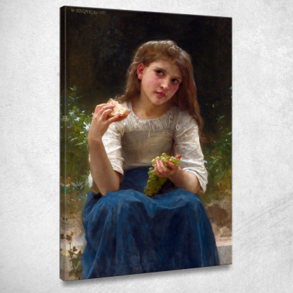 Tè Del Pomeriggio William Bouguereau wbg82 quadro stampato su tela