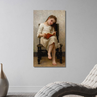 Il Libro Dei Prezzi William Bouguereau wbg85 quadro stampato su tela
