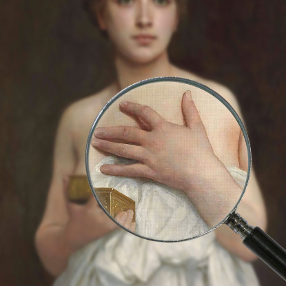 Pandora William Bouguereau wbg122 quadro stampato su tela