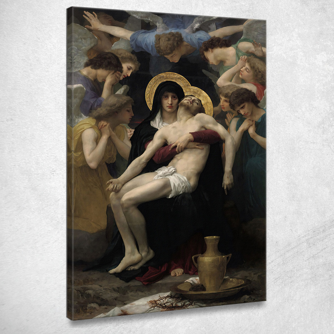 Pietà William Bouguereau wbg126 quadro stampato su tela