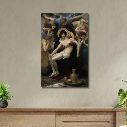 Pietà William Bouguereau wbg126 quadro stampato su tela