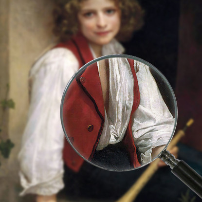 Pifferaro 2 William Bouguereau wbg127 quadro stampato su tela