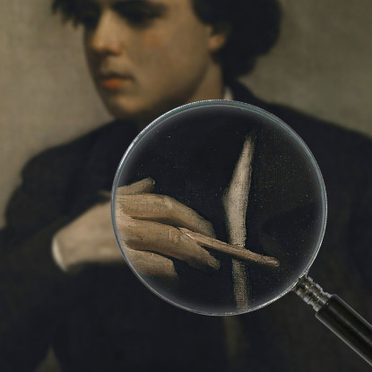 Ritratto Di Ferdinand Chaigneau William Bouguereau wbg129 quadro stampato su tela