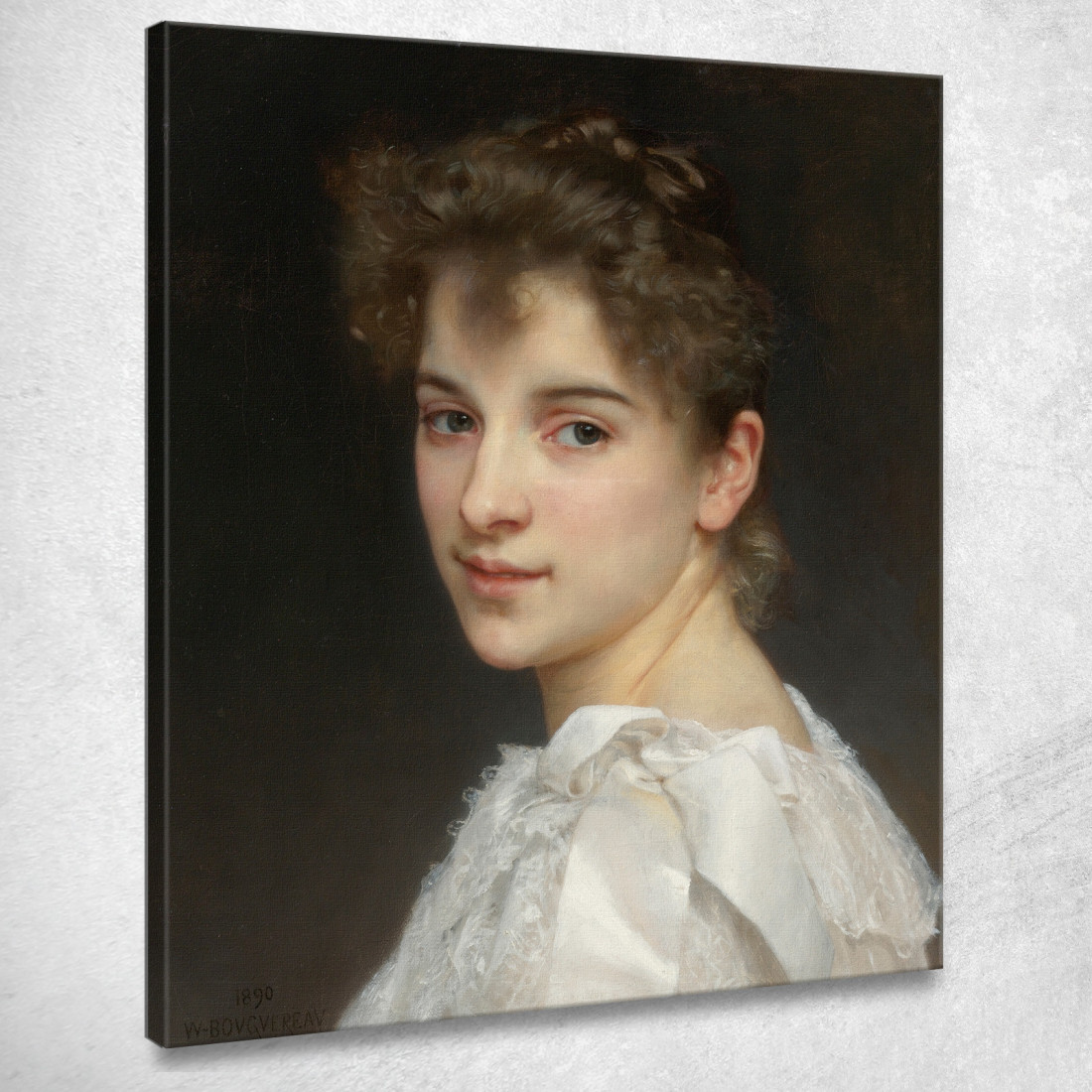 Ritratto Di Gabrielle Cot William Bouguereau wbg133 quadro stampato su tela