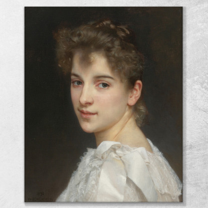 Ritratto Di Gabrielle Cot William Bouguereau wbg133 quadro stampato su tela