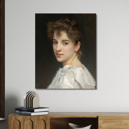 Ritratto Di Gabrielle Cot William Bouguereau wbg133 quadro stampato su tela