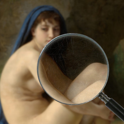 Nudo Seduto William Bouguereau wbg145 quadro stampato su tela