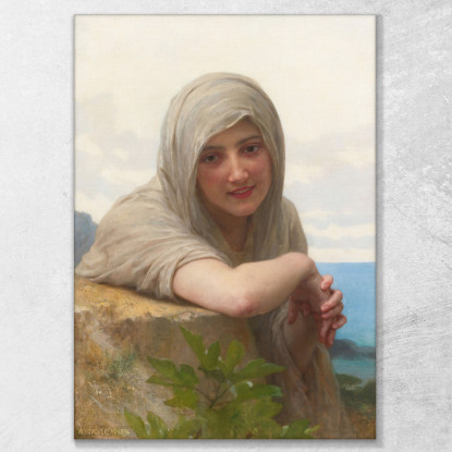 Souvenir William Bouguereau wbg149 quadro stampato su tela