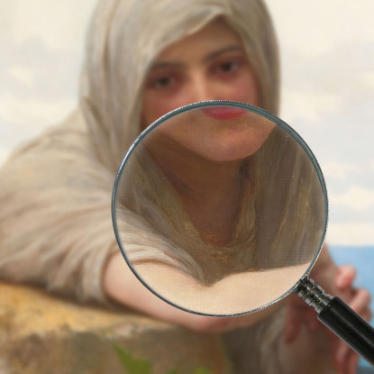 Souvenir William Bouguereau wbg149 quadro stampato su tela