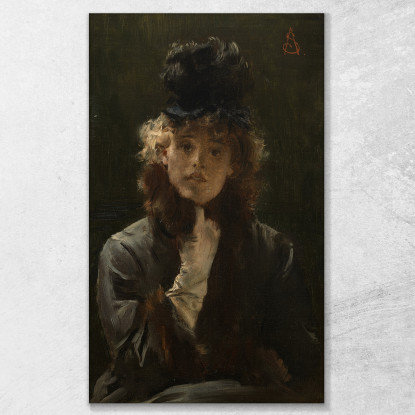 The Parisian Sphinx Alfred Stevens canvas print