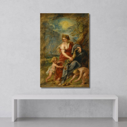 Abbondanza Abbondanza Peter Paul Rubens ppr10 quadro stampato su tela