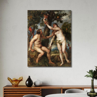 Adam E Eve Peter Paul Rubens ppr14 quadro stampato su tela