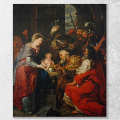 Adorazione Dei Magi 2 Peter Paul Rubens ppr15 quadro stampato su tela