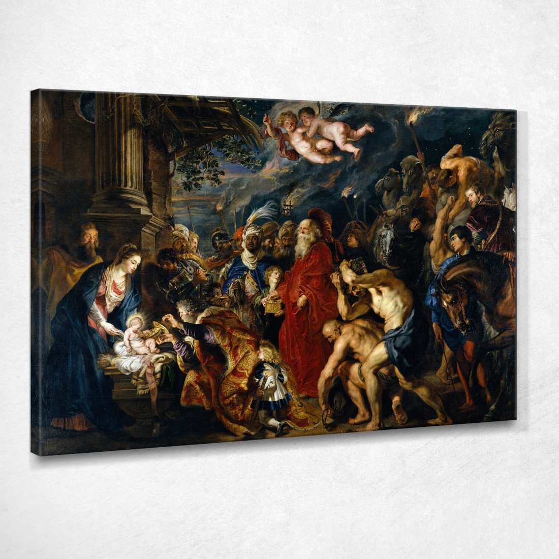 Adorazione Dei Magi Peter Paul Rubens ppr16 quadro stampato su tela