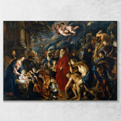 Adorazione Dei Magi Peter Paul Rubens ppr16 quadro stampato su tela