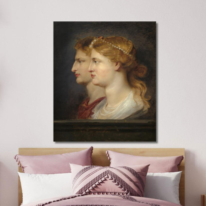 Agrippina E Germanico Peter Paul Rubens ppr18 quadro stampato su tela