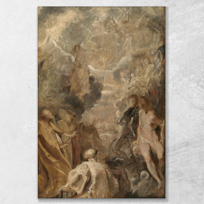 Tutti I Santi Peter Paul Rubens ppr21 quadro stampato su tela