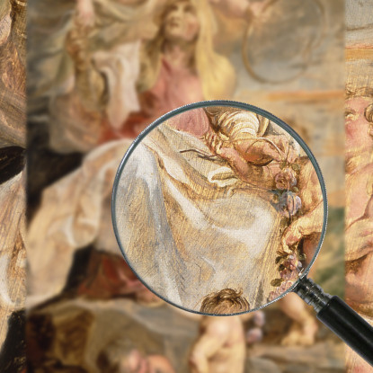 Allegoria Dell'Eternità La Successione Dei Papi Peter Paul Rubens ppr22 quadro stampato su tela