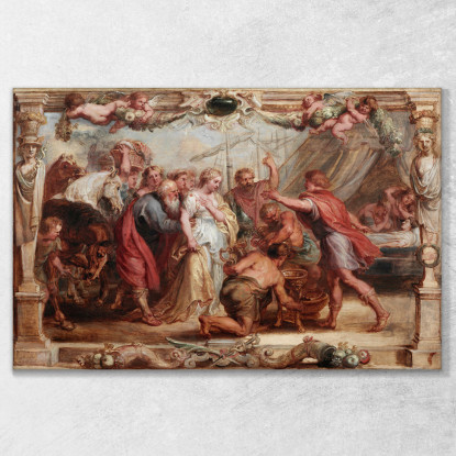 Briseide Restituita Ad Achille Peter Paul Rubens ppr31 quadro stampato su tela