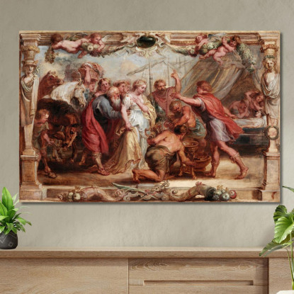 Briseide Restituita Ad Achille Peter Paul Rubens ppr31 quadro stampato su tela