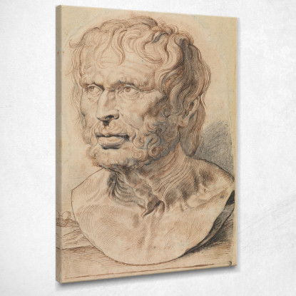 Busto Dello Pseudo-Seneca Peter Paul Rubens ppr32 quadro stampato su tela