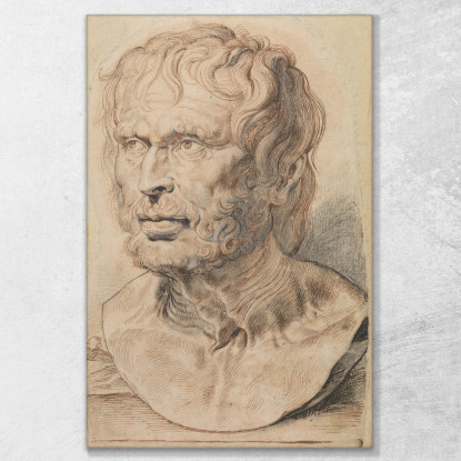 Busto Dello Pseudo-Seneca Peter Paul Rubens ppr32 quadro stampato su tela