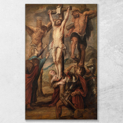 Calvario Peter Paul Rubens ppr35 quadro stampato su tela