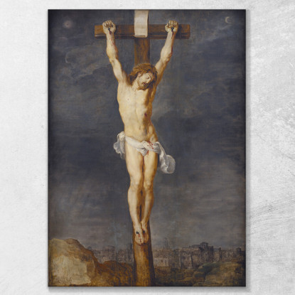 Cristo Sulla Croce Peter Paul Rubens ppr41 quadro stampato su tela