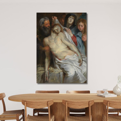 Cristo Sulla Paglia Peter Paul Rubens ppr42 quadro stampato su tela