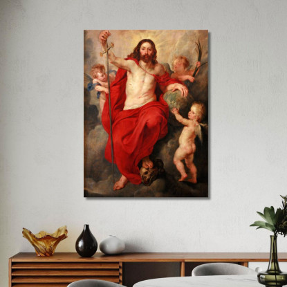 Cristo Trionfa Sulla Morte E Sul Peccato Peter Paul Rubens ppr43 quadro stampato su tela