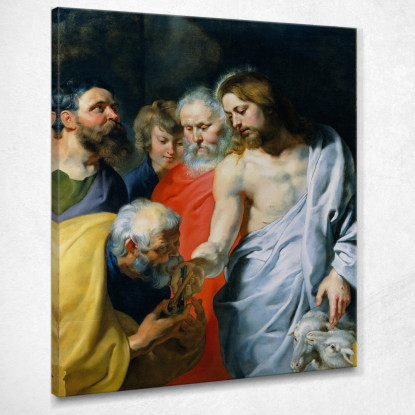 L'Incarico Di Cristo A Pietro Peter Paul Rubens ppr44 quadro stampato su tela