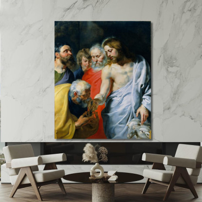 L'Incarico Di Cristo A Pietro Peter Paul Rubens ppr44 quadro stampato su tela