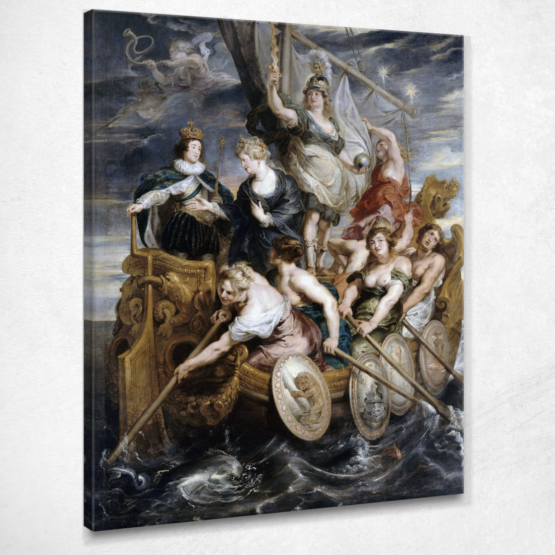 L'Avvento Dell'Era Di Luigi Xiii Peter Paul Rubens ppr50 quadro stampato su tela